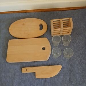 IKEA Wooden Kitchen Play Set with Accessories